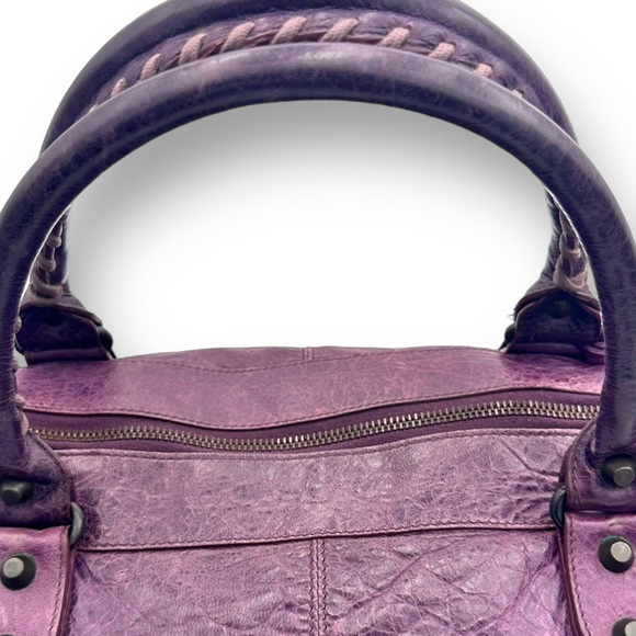 Balenciaga Work Bag Duffle Travel Jumbo Moto City Tote w Mirror - Picture 8 of 15